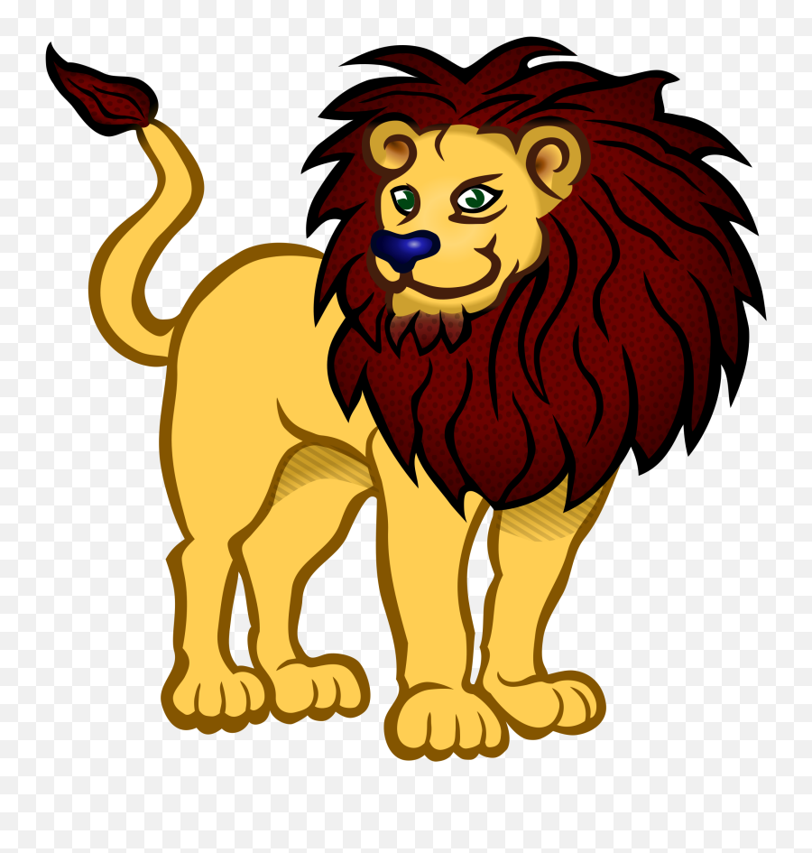 Clipart Of Lion Tier And - Lion Transparent Fable Sur Les Animaux Png,Lion Transparent