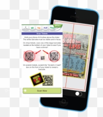 Download Ticket Scanning Game Information Retailer Locator - Smart Device png