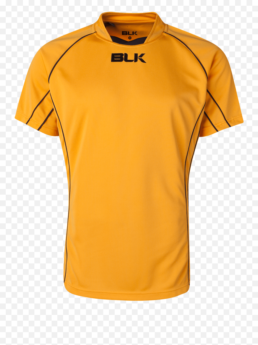 Blk Gold Icon Rugby Training Jersey - World Rugby Shop Short Sleeve Png,Rugby Icon