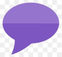 169 - Single Message Bubble Vector Icons free download Messages Purple png