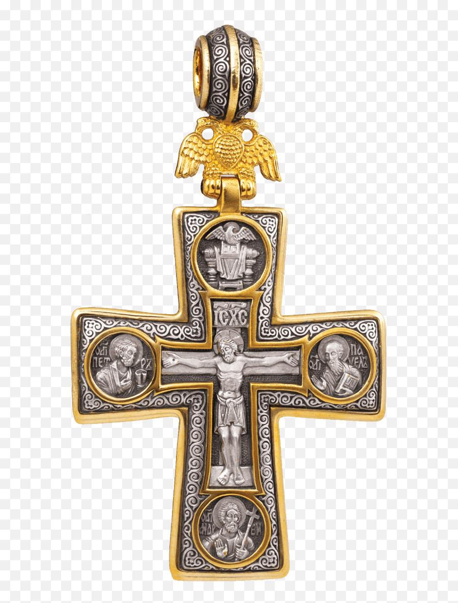 Cross Pendant Of St - Christian Cross Png,Orthodox Icon St Peter