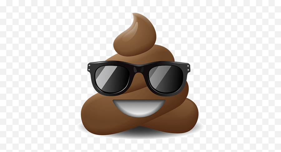 Poop Emoji Stickers - Pro Hd By Emoji Apps Gmbh Poop Emoji With Glasses Png,Sunglasses Emoji Transparent