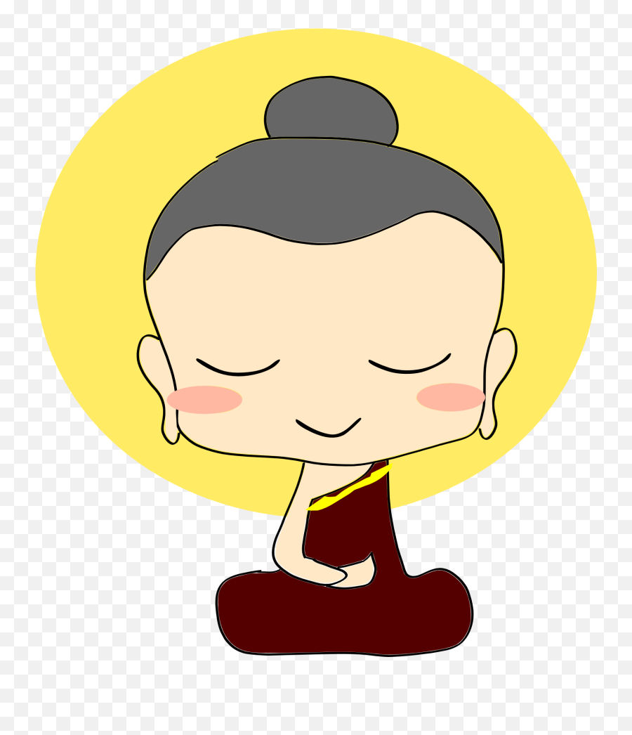 Buddha Anime Drawing Free Image Download - Art Peace And Happiness Png,Buddhist Icon