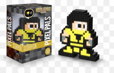 Pixel Pals - Mortal Kombat Scorpion Mortal Kombat Scorpion Figure Png,Scorpion Mortal Kombat Png