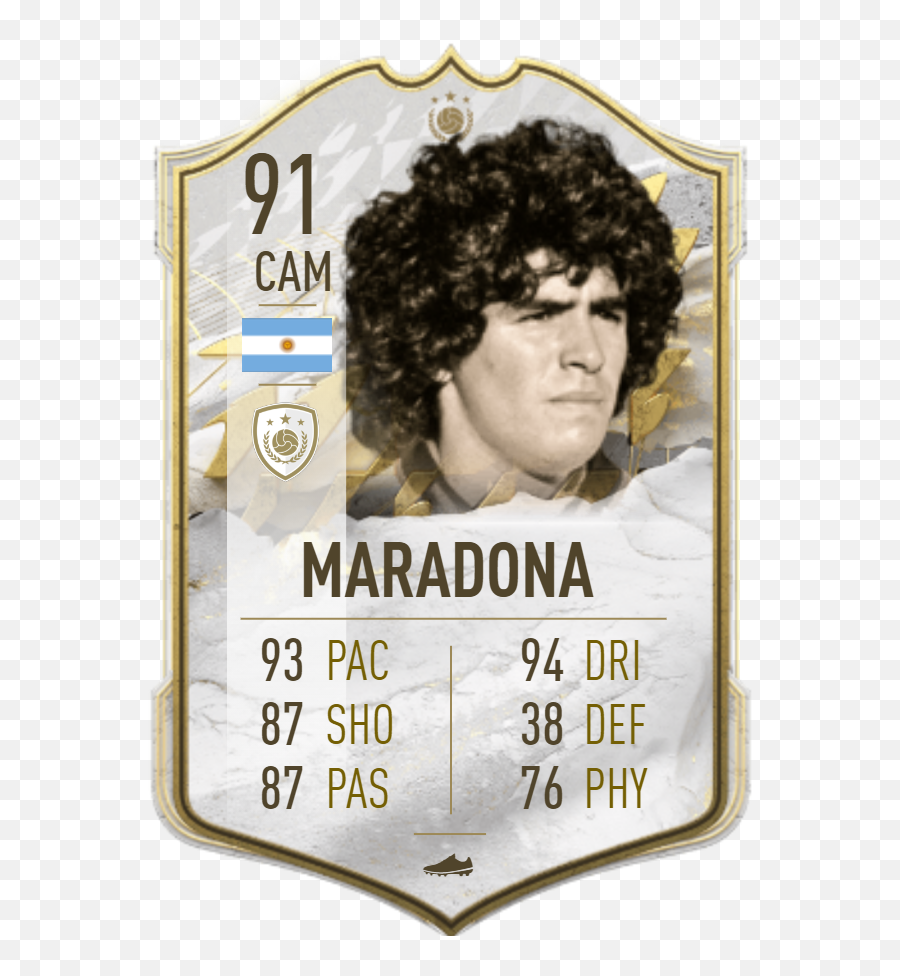 Updated Fifa 22 Icons Argentina Legend Could Be Removed - Maradona Fifa 22 Png,Row Icon