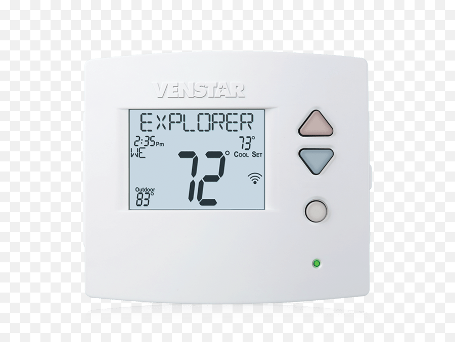 Venstar Explorer Thermostat - Measuring Instrument Png,Vivint Thermostat Battery Icon