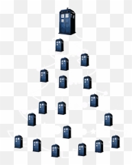 Tardis Doctor Who Christmas Tree Baubles Puzzle For Sale By - Museum Of Sacred Art png