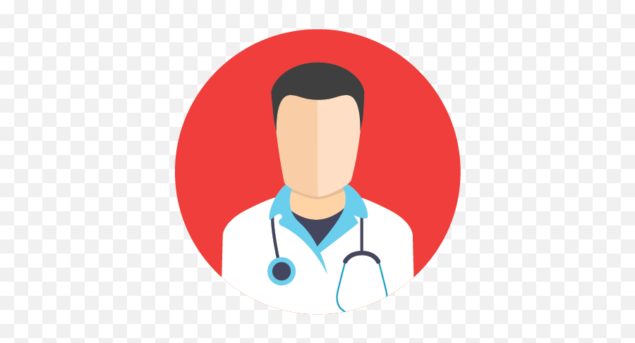 Flat Icon - Man01 Generous Care Doctor With Stethoscope Clipart Png,Generous Icon