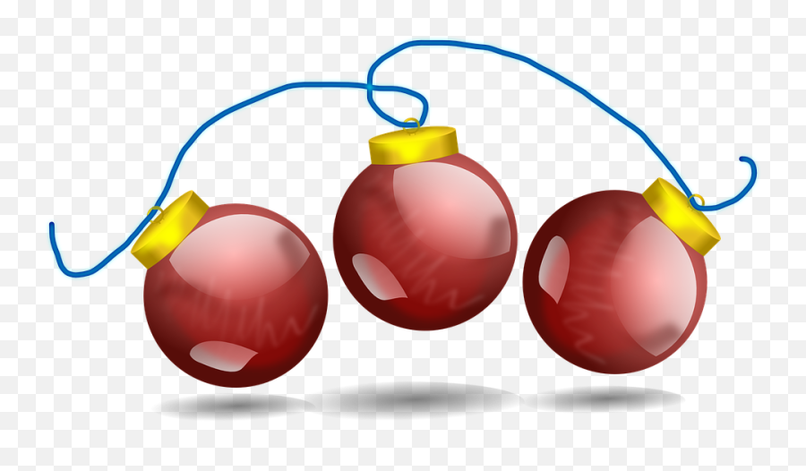 Christmas Ornaments Clip Art - Vector Clip Art String Of Christmas Ornaments Png,Christmas Ornaments Png