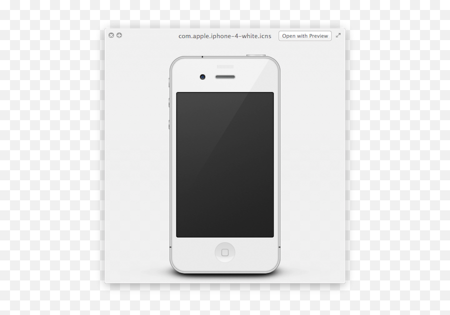 White Cdma Iphone Spotted In Itunes Bigger Icon Found Os - Camera Phone Png,Iphone 4g Icon