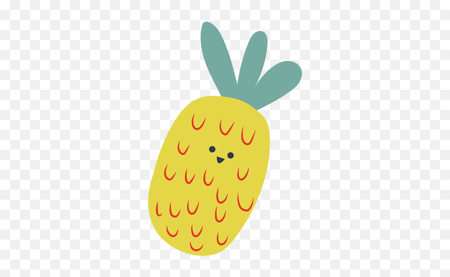 Happy Cute Pineapple Transparent Png U0026 Svg Vector - Fresh,Fox Cute Tumblr Icon