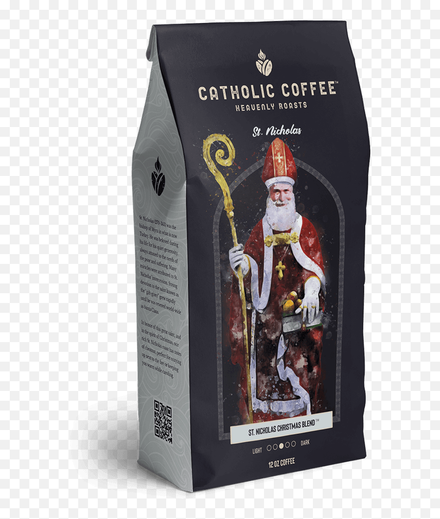 St Nicholas Christmas Blend - Catholic Coffee Santa Claus Png,Icon Of Saint Nicholas