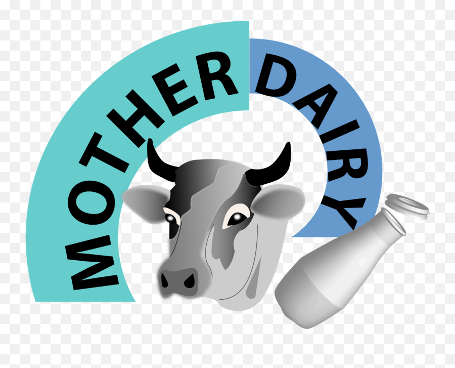 Clipart Milk Logo Transparent Free For - Clipart Mother Dairy Logo Png,Cow Logo
