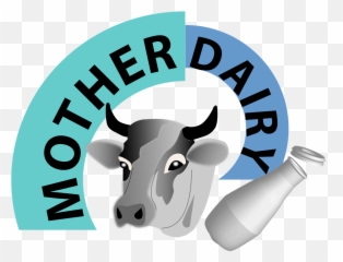 Clipart Milk Logo Transparent Free For - Clipart Mother Dairy Logo Png,Cow Logo