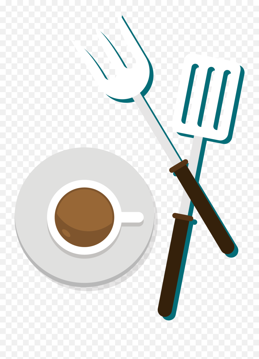 Spoon And Fork Clipart - Portable Network Coffee Cup Png,Spoon Fork Icon