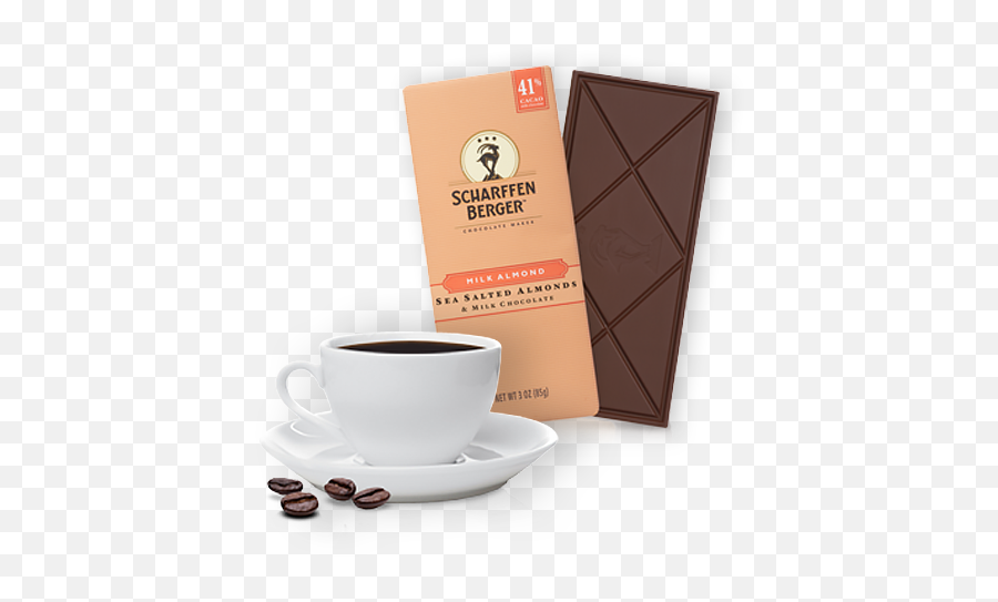 Sea - Salted Almond Chocolate Paired With Papua New Guinea Scharffen Berger Nibby Bar Png,Almonds Png
