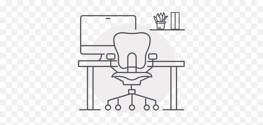 Coworking Vancouver Office Desks Meeting Space - Office Interior Design Icon Png,Office Desk Icon White
