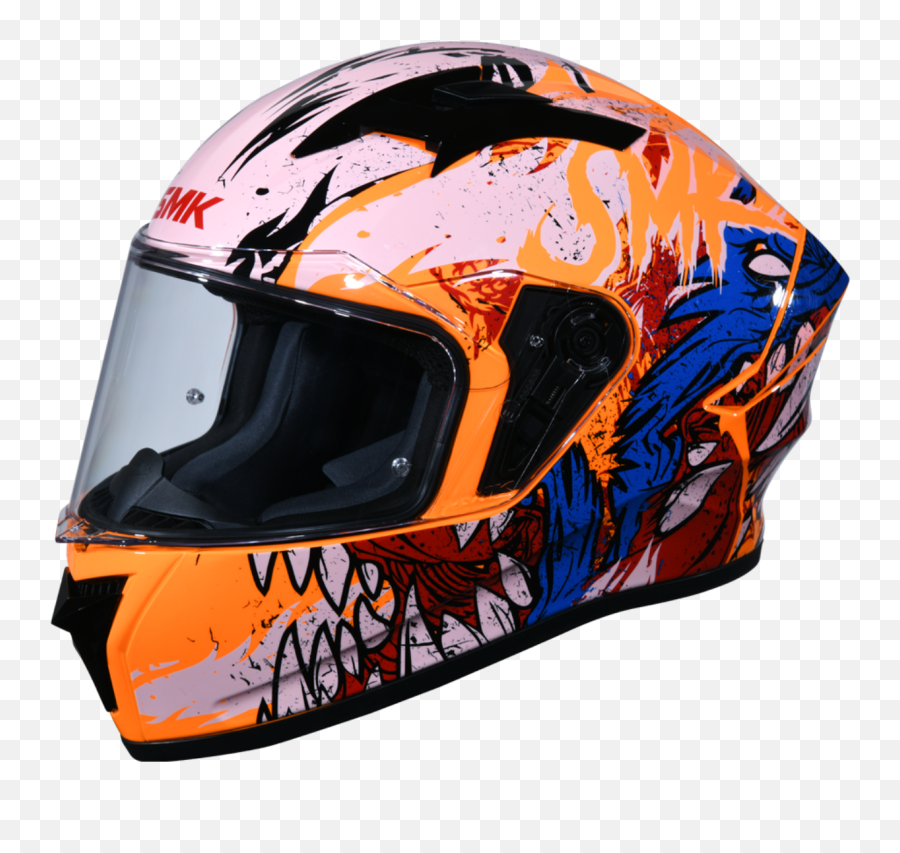 Smart Consumer - 8902613241981 Smk Helmets In Orange Colour Png,Icon Pumpkin Helmet