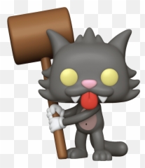 Funko Pop Animation Simpsons - Scratchy png