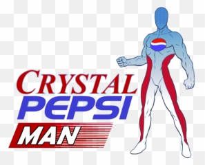 Download Hd Crystal Pepsi Logo 90s Transparent Png Image