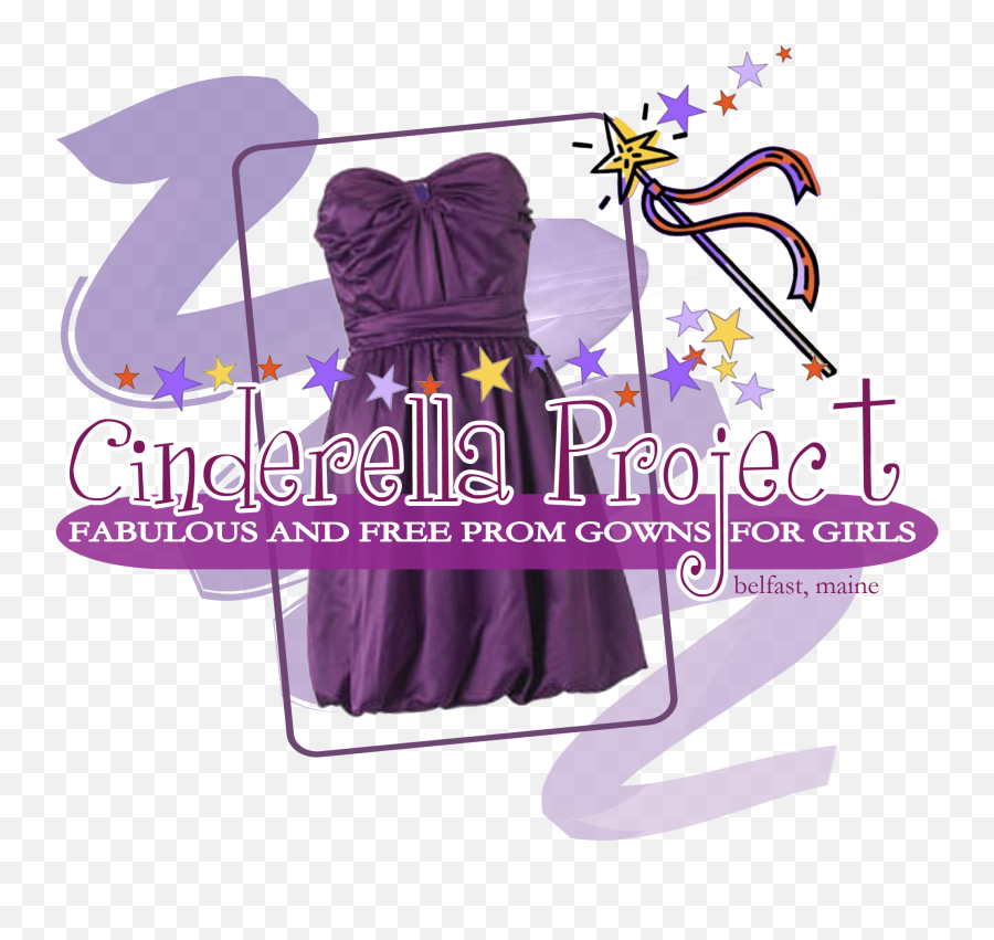 Cinderella Project Logo Of Maine - Purple Short Prom Dresses Png,Cinderella Logo Png