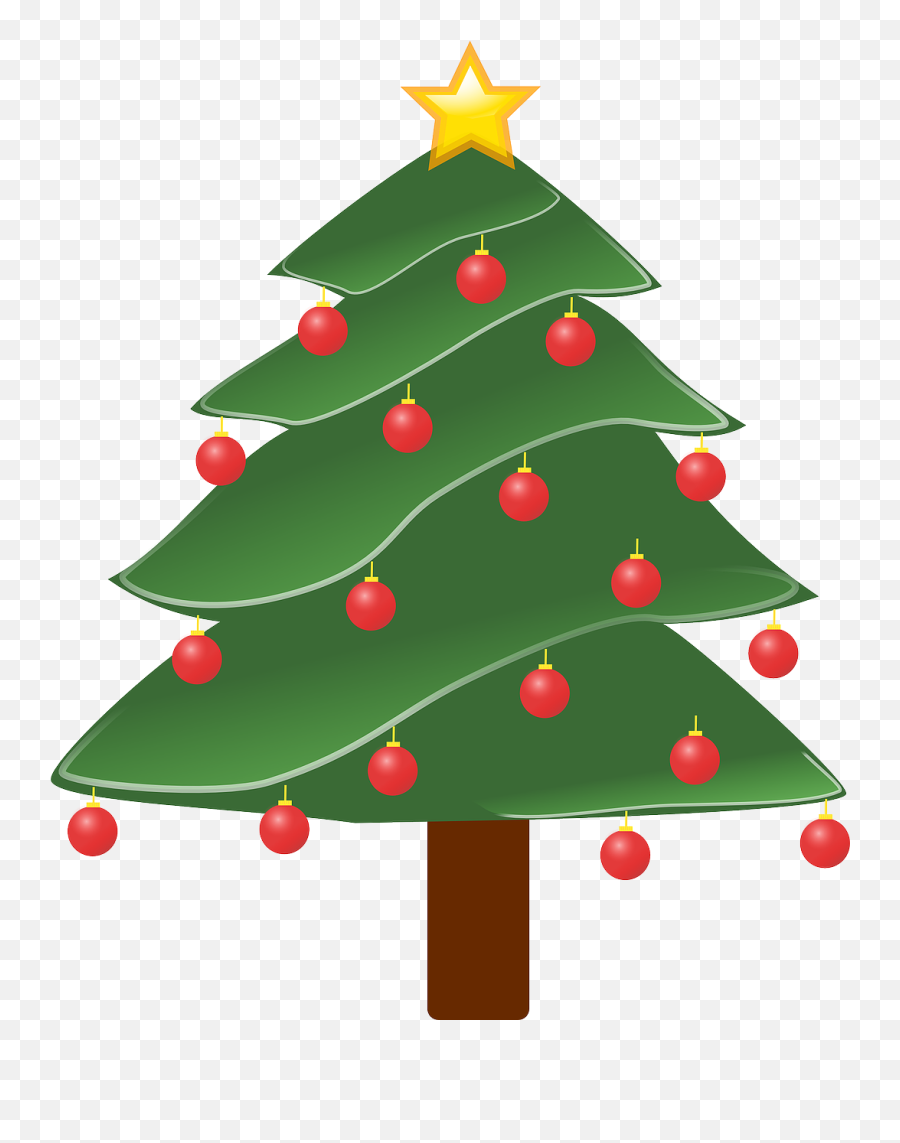 Free Christmas Tree Clip Art Transparent Background - Pine Tree Clip Art Png,Christmas Tree Transparent Background