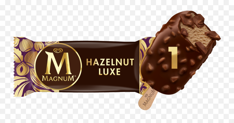 Magnum Hazelnut Luxe - Magnum Ice Cream Double Chocolate Png,Hazelnut Png