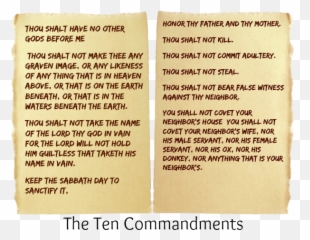 My Own Mind Blog Homeschool Atheist Momma The Ten - Document Png,Ten Commandments Png