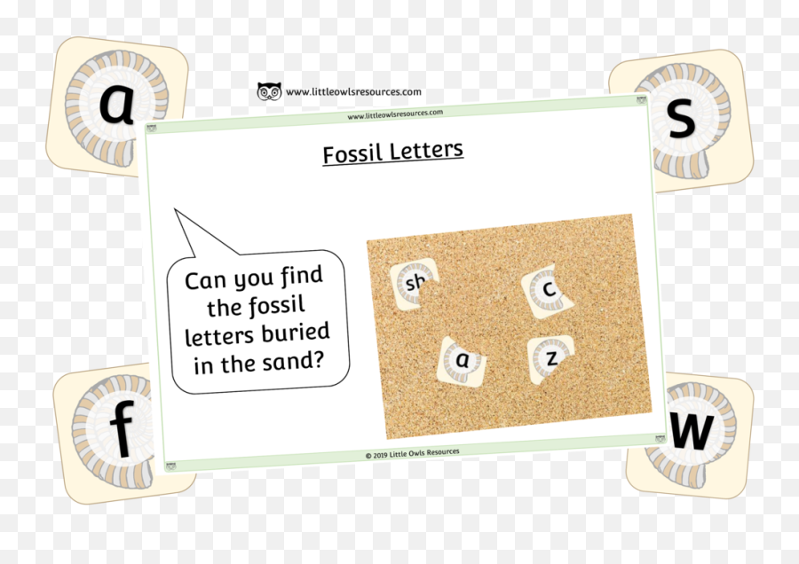 Free Fossil Letters Printable Early Yearsey Eyfs Resource - Diagram Png,Fossil Png