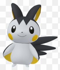 Emolga Pokemon Transparent Png - StickPN 656971 Yellow And Black Pikachu