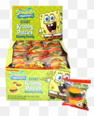 Spongebob Squarepants Giant Krabby Patties Gummy Candy - Spongebob Krabby Patty Candy Png,Krabby Patty Png