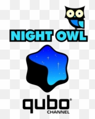 Qubo Night Owl - Qubo Night Owl Logo Png,Owl Logo
