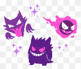 My Art Pixel Gengar Haunter Gastly - Gengar Haunter Gastly Png,Gastly Png