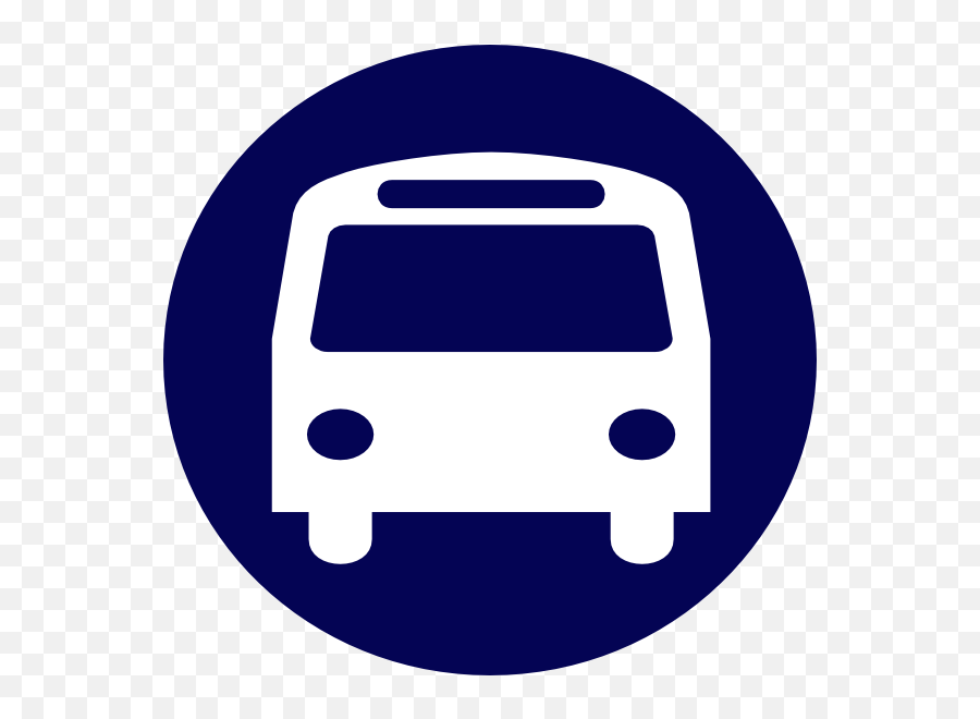 Bus Clip Art - Icon Bus Png Blue Transparent Png Bus Stop Symbol Png,Fortnite Bus Png