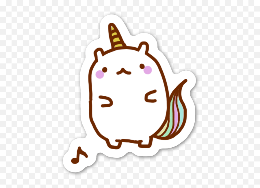 Cute Magical Unicorn - Stickerapp Illustration Png,Cute Unicorn Png