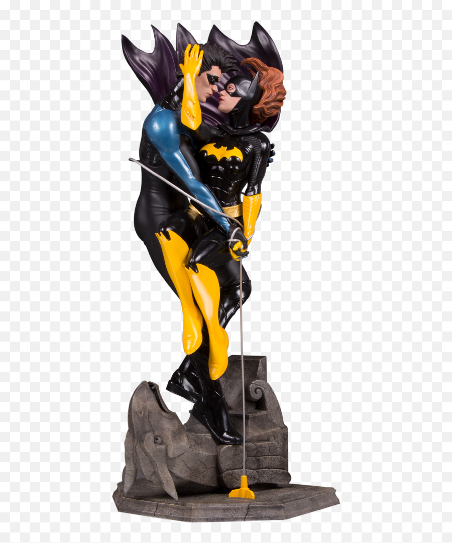 Batgirl Statue - Dc Designer Series Nightwing Batgirl By Ryan Sook Statue Png,Nightwing Png