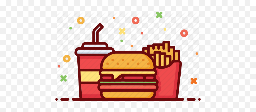 Fast Food French Fries Potato - Burger Drink And Fries Png,Burger And Fries Png