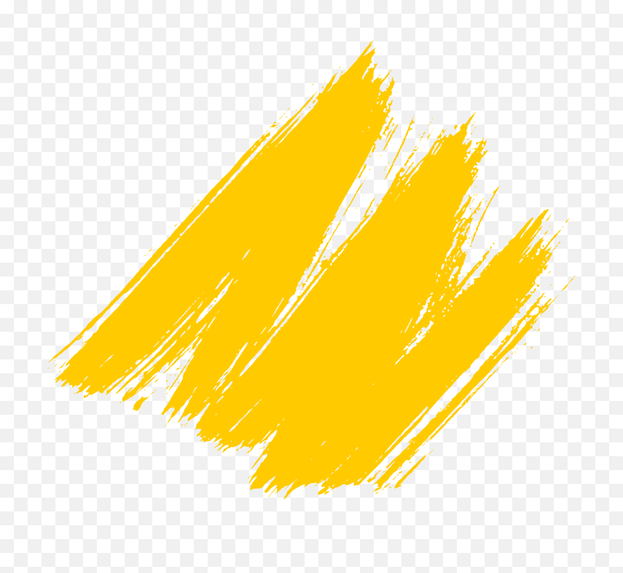 Yellow Brush Stroke Style 47318 - Free Icons And Png Yellow Brush Stroke Png,Paint Stroke Png
