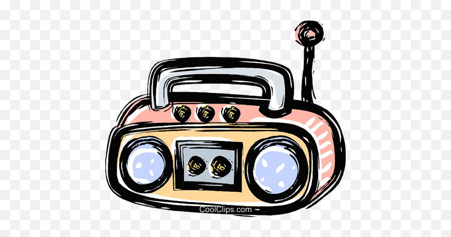 Portable Stereo System Royalty Free Vector Clip Art - Stereo Clipart Png,Stereo Png