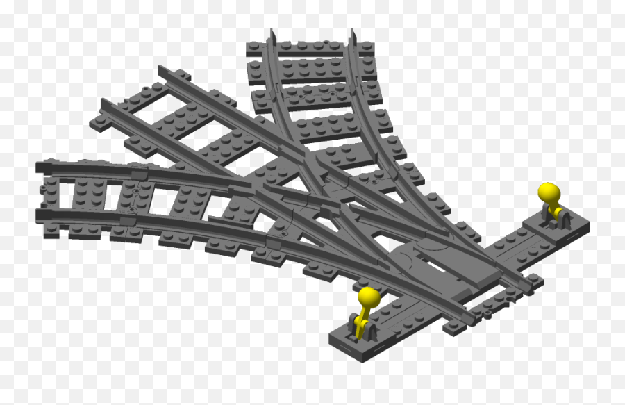 4dbrix - Train Lego Train Switch Track Png,Train Tracks Png