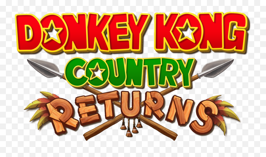 Donkey Kong Country Returns - Steamgriddb Donkey Kong Country Returns Logo Transparent Png,Donkey Kong Png