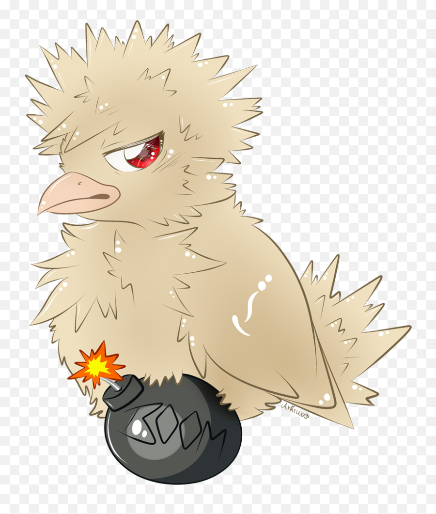 Cute Chibi Birb Bakugou By Arkrue - Fur Affinity Dot Net Bakugou As A Bird Png,Bakugou Png