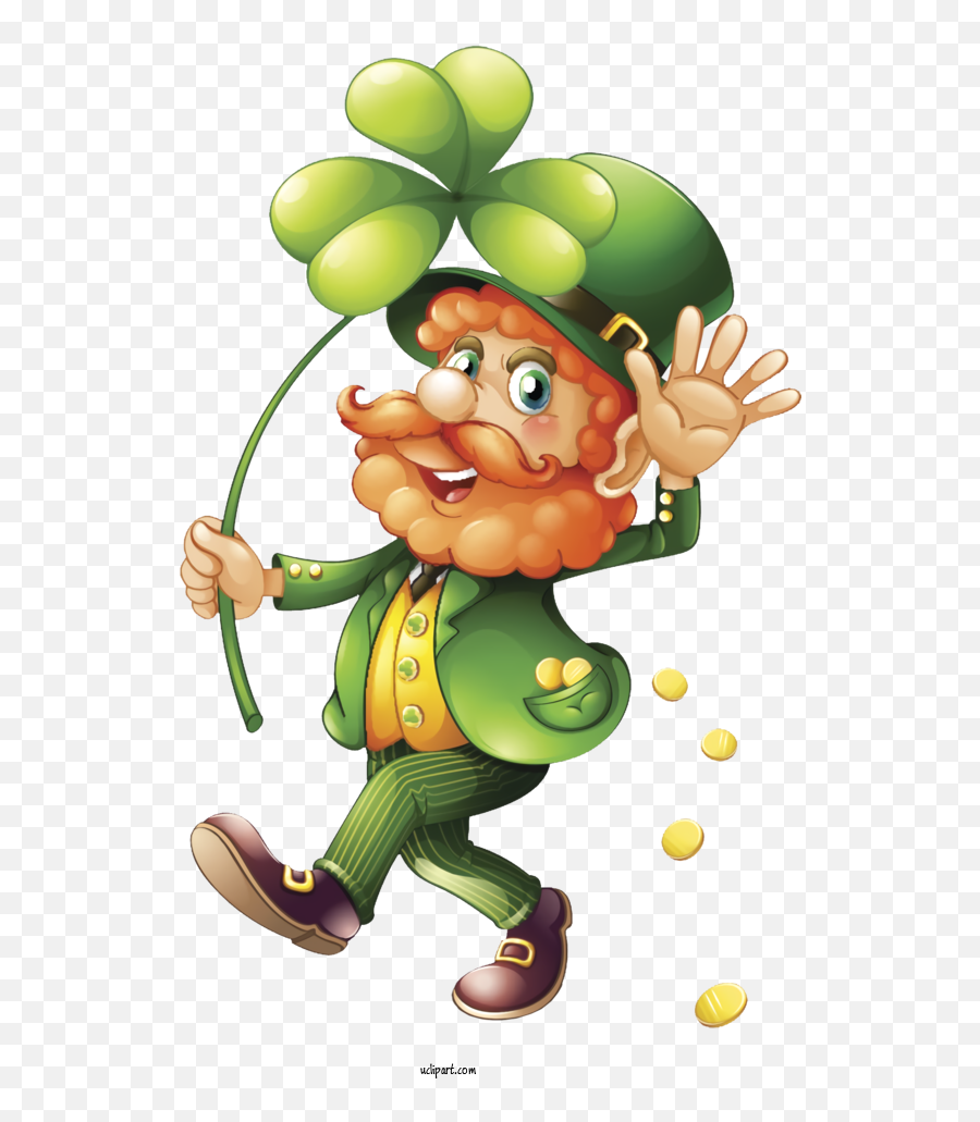 Holidays Cartoon Leprechaun Saint Patricku0027s Day For - Duende San Patricio Png,Leprechaun Transparent