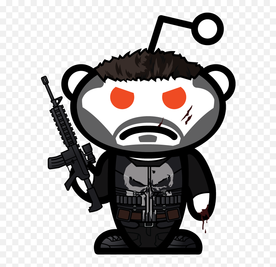 Snoo For The Punisher - Bassnectar Reddit Full Size Png Reddit Logos,The Punisher Png