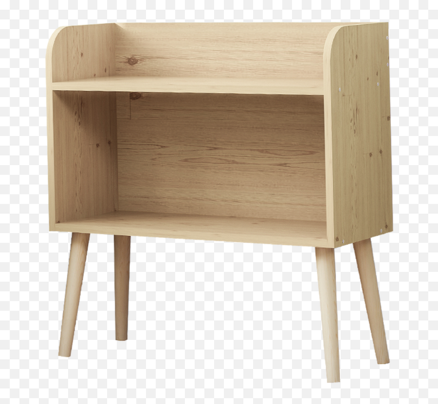 Bookcase Solid Wooden Legs Small Bookshelf Landing Simple - Solid Png,Transparent Bookshelf