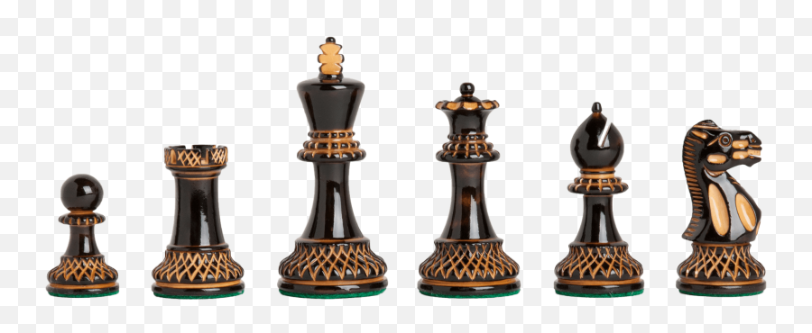 Download Hd Burnt Boxwood And Natural - Red Chess Pieces Png,Boxwood Png
