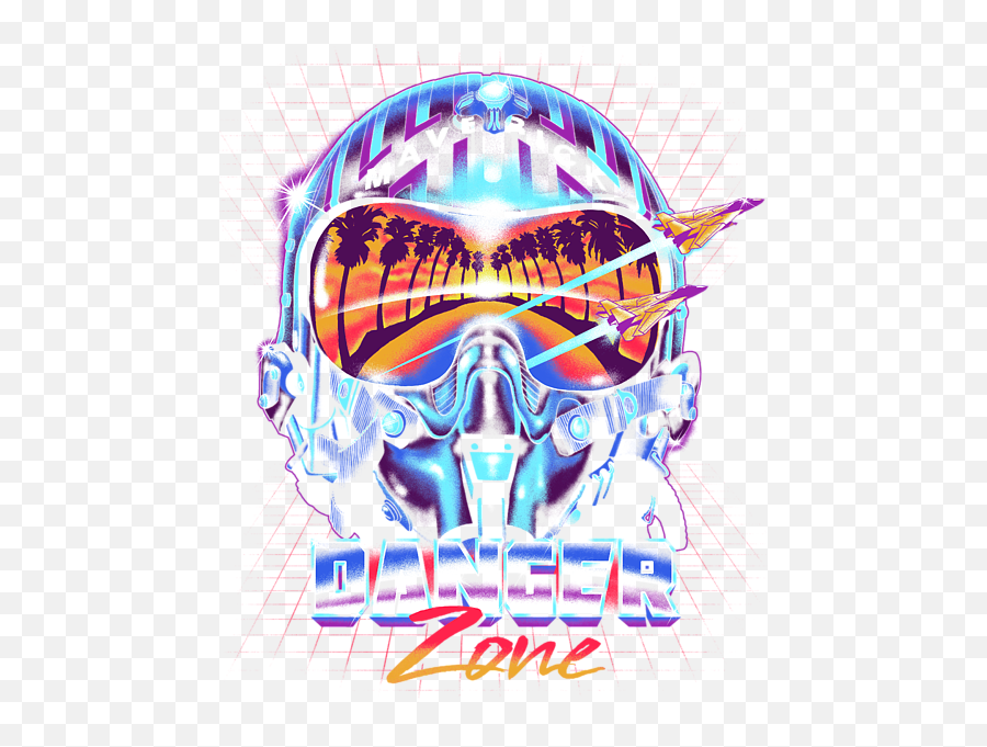 Danger Zone Top Gun Maverick Pilot Helmet Pop Culture 1980s Movie 80s Coffee Mug - Top Gun Maverick Danger Zone Png,Top Gun Logo