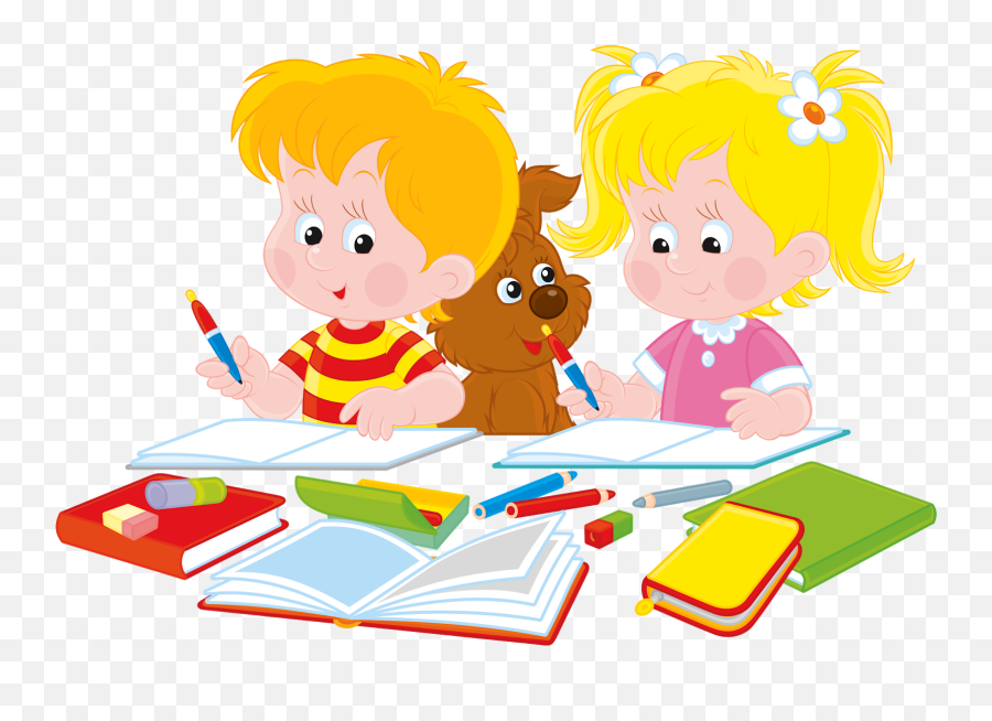 Free Transparent Homework Png Download - Clip Art Students Writing,Homework Transparent