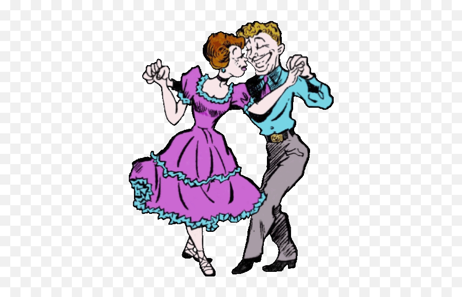 Dance Couple Dancing Clipart - Clipartix Line Dancing Dress Png,Dancing Emoji Png