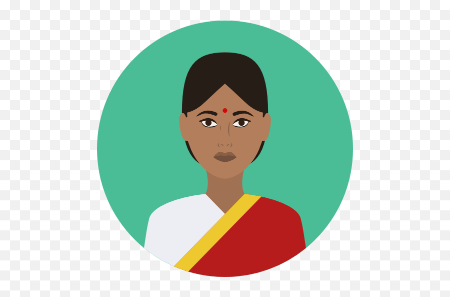 Indian - Indian Women Icon Png,Indian Icon